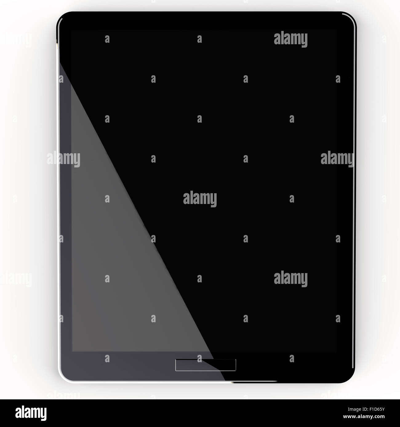 Abstrakte Muster 3d Handy auf weißem Hintergrund Stockfoto