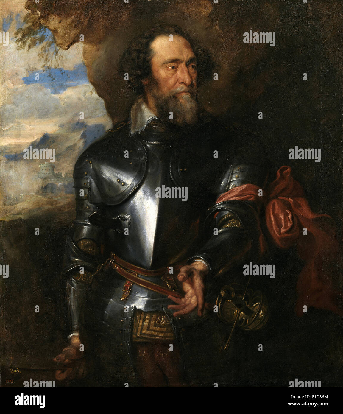 Anthony Van Dyck - Count Enrique de Bergh Stockfoto