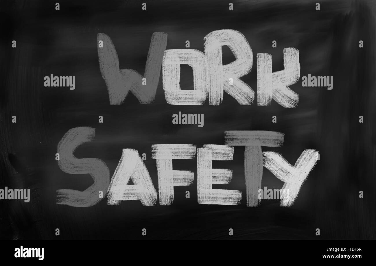 Arbeit-Sicherheitskonzept Stockfoto