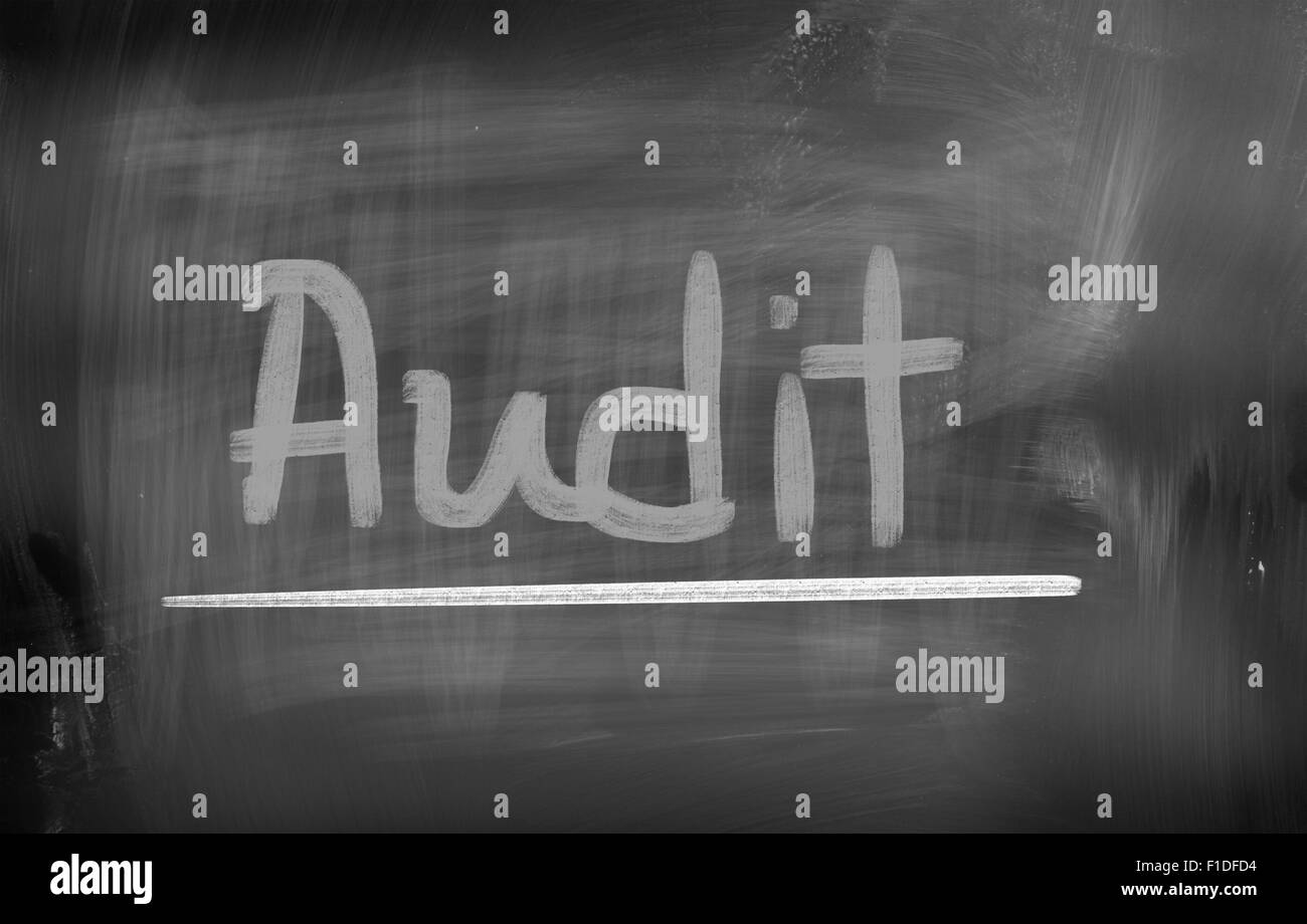 Audit-Konzept Stockfoto