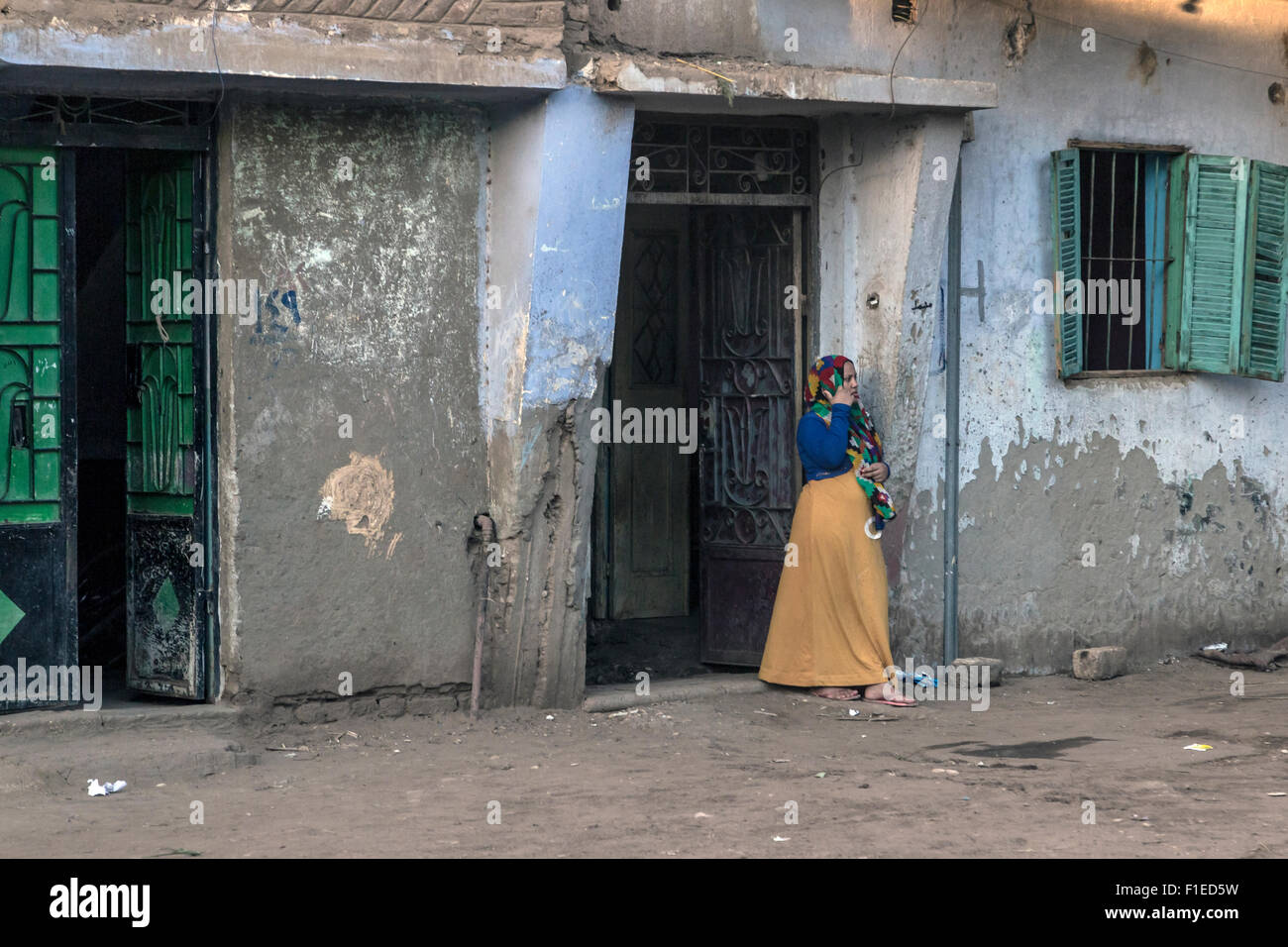 Straßenleben in Luxor, Ägypten, Afrika Stockfoto
