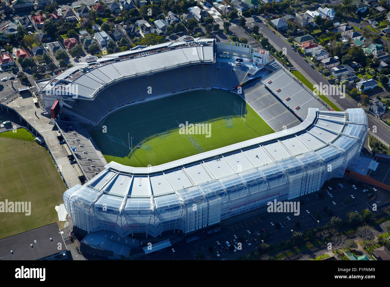 Stadion Eden Park, Auckland, Nordinsel, Neuseeland - Antenne Stockfoto