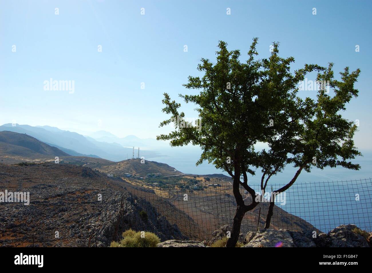 Lefka Ori oder weißen Berge im Süden von Kreta Stockfoto