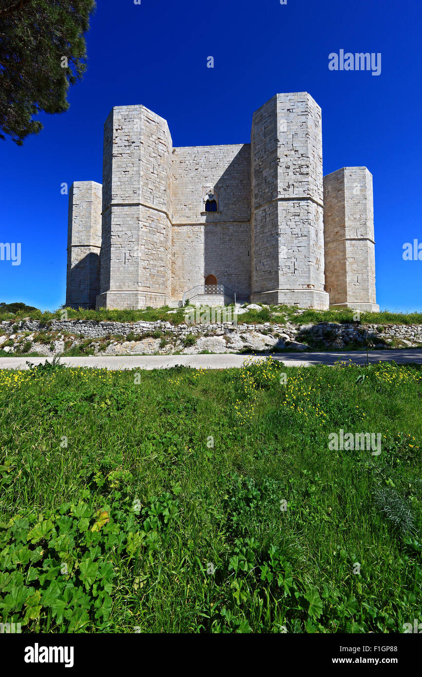 Castel del Monte, Castrum Sancta Maria de Monte, Apulien, Italien Stockfoto