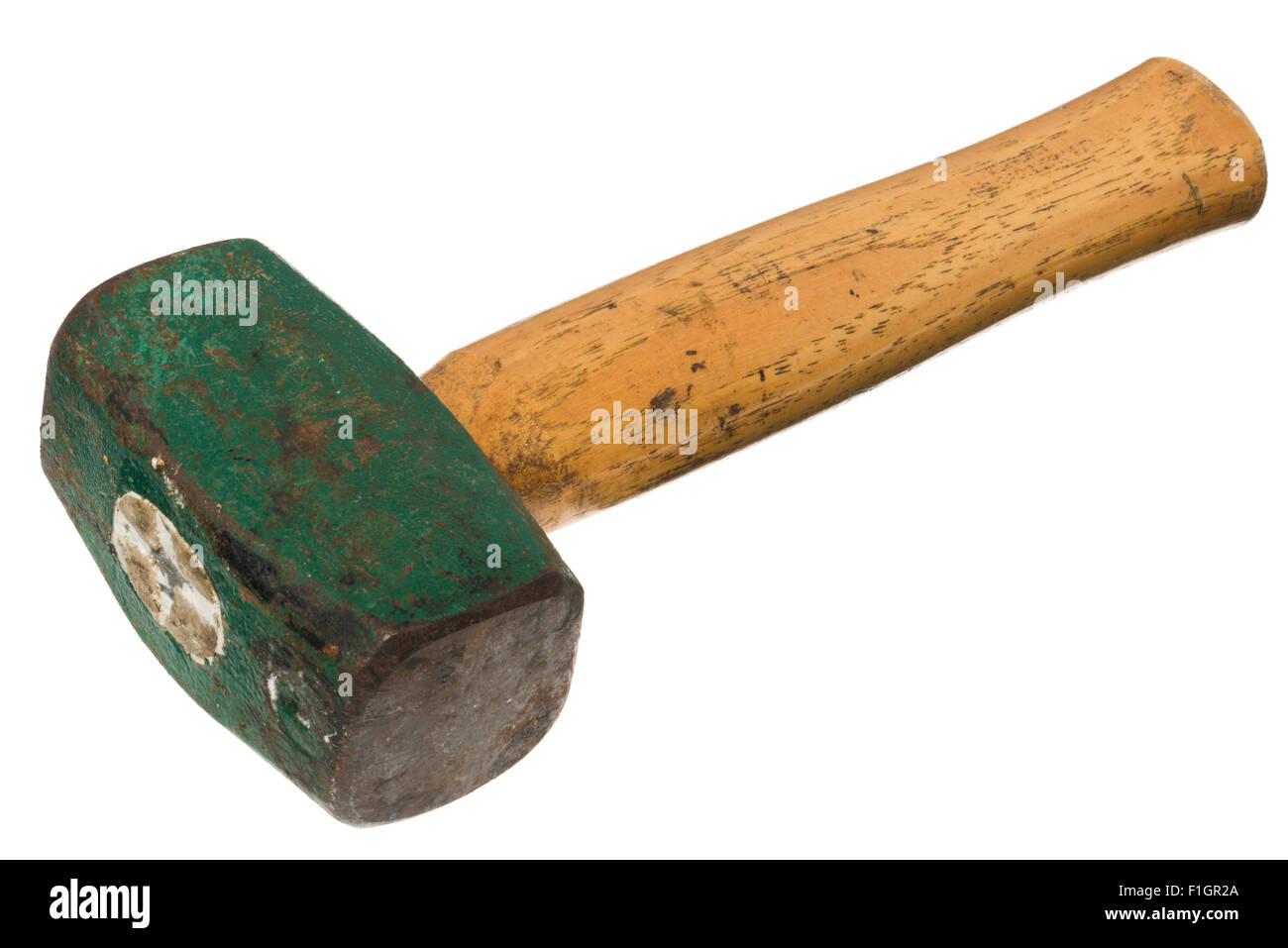 Club oder Klumpen Hammer. Schneiden Sie aus. Stockfoto