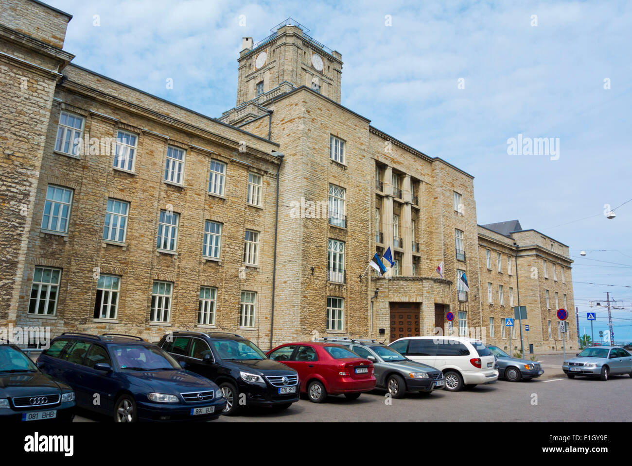 Estnische Marineakademie, Kopli District, Tallinn, Estland, Europa Stockfoto