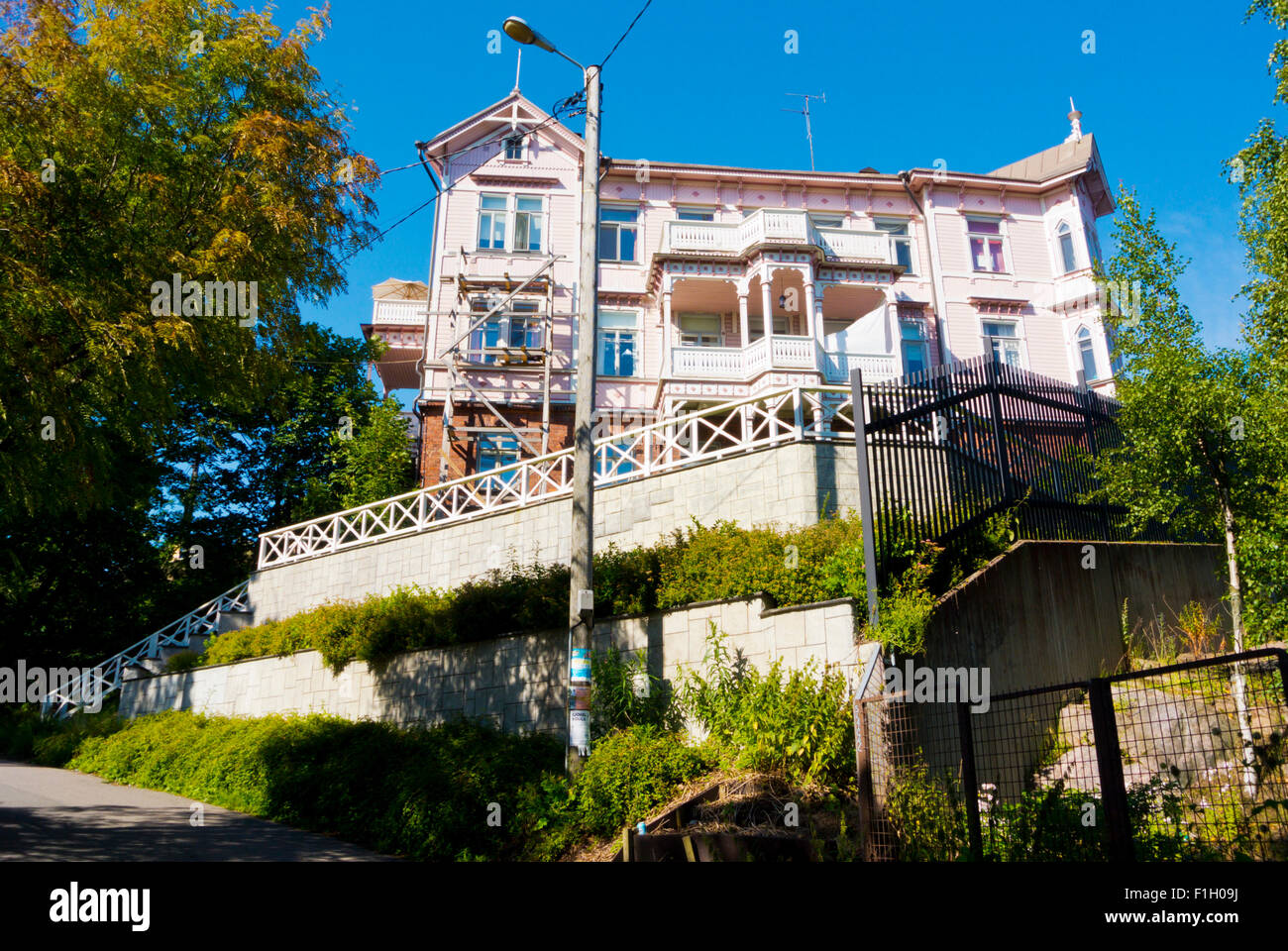 Linnunlaulu Bezirk, zentral-Helsinki, Finnland, Europa Stockfoto