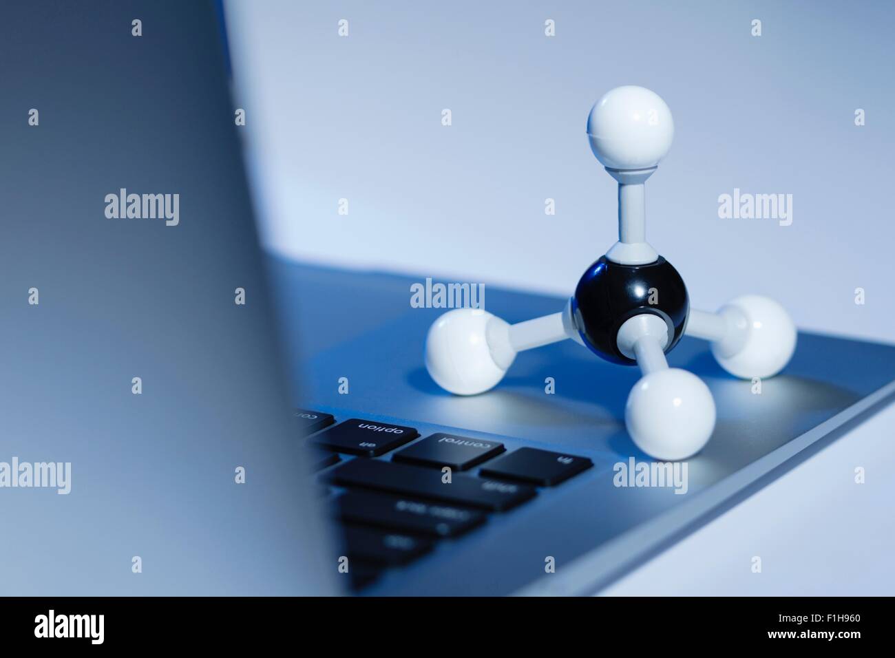 MethanMolekülModell und einen Methan ist der