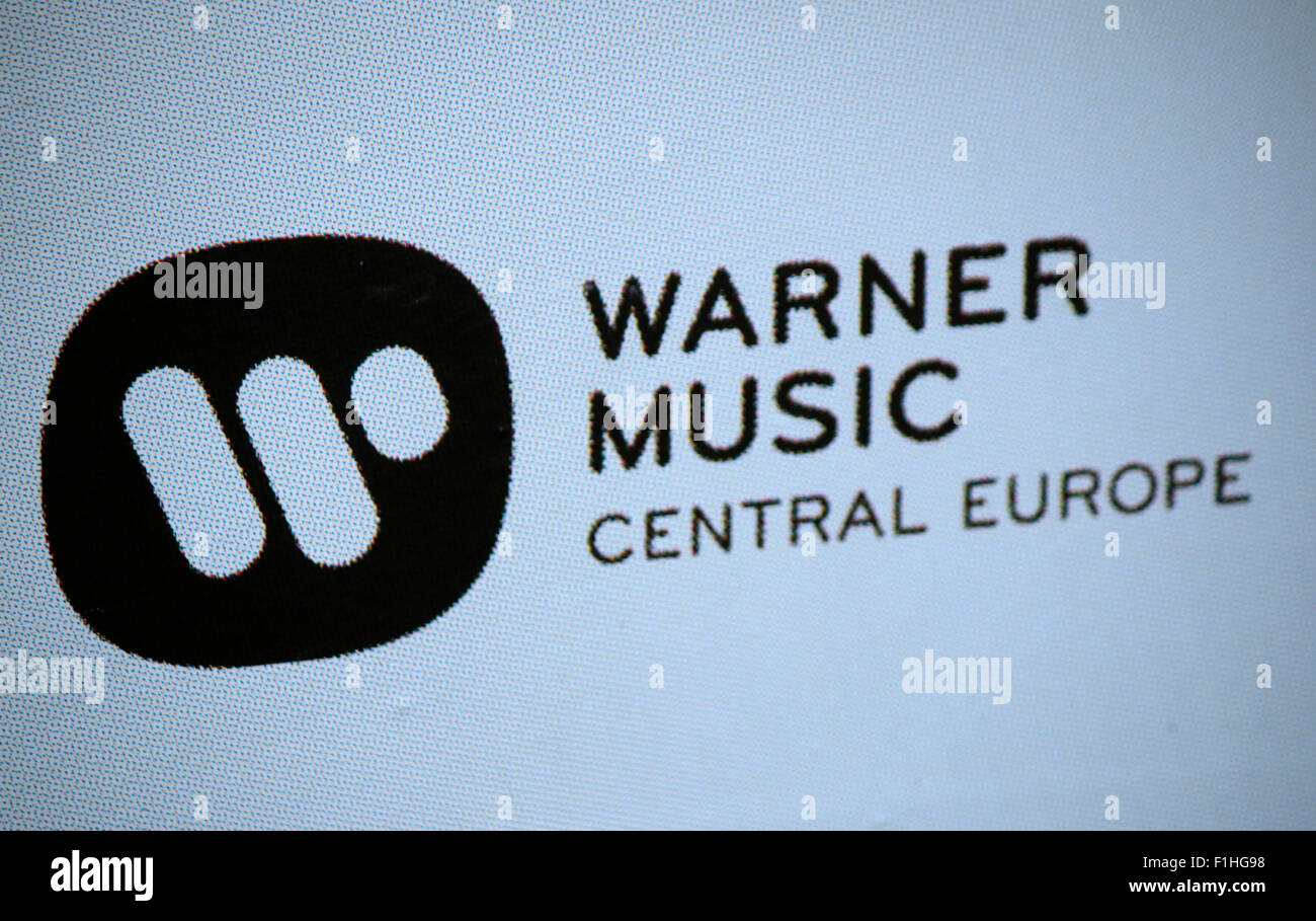 Markennamen: "Warner Music Central Europe", Berlin. Stockfoto