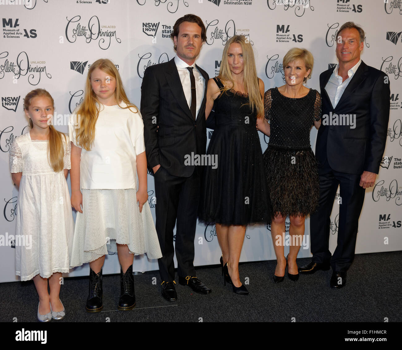 Sydney, Australien. 2. September 2015. Der australische Außenminister startete die Collette Dinnigan aufgeschnürt Ausstellung im Powehouse Museum in Sydney. Bildnachweis: MediaServicesAP/Alamy Live-Nachrichten Stockfoto