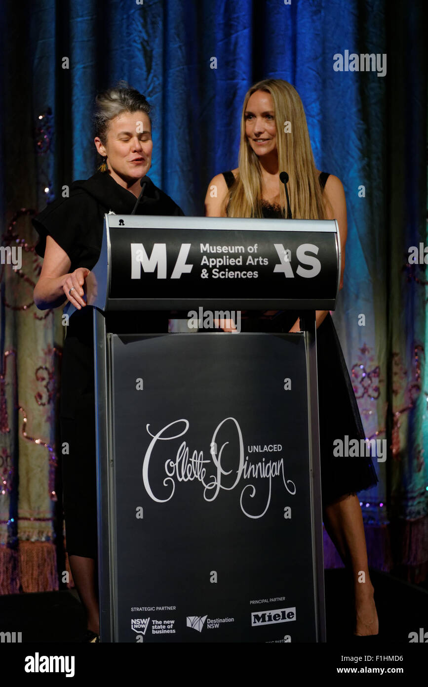 Sydney, Australien. 2. September 2015. Der australische Außenminister startete die Collette Dinnigan aufgeschnürt Ausstellung im Powehouse Museum in Sydney. Bildnachweis: MediaServicesAP/Alamy Live-Nachrichten Stockfoto