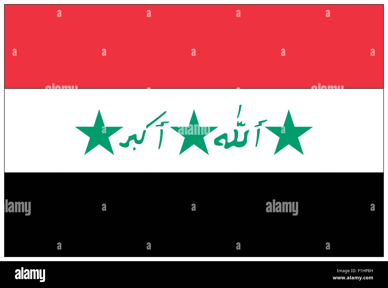 Irakische Flagge. irakische Flagge schwenken - Stockfotografie: lizenzfreie  Fotos © weyo 98104012