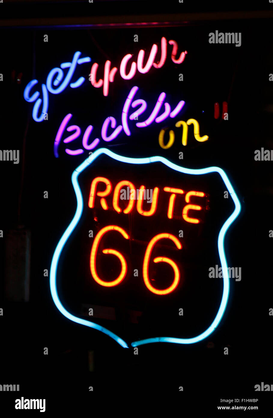 Markennamen: ' Route 66', Berlin. Stockfoto