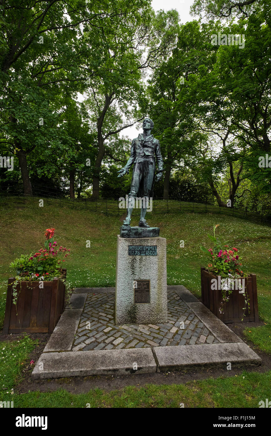 Robert Emmet Statue am St. Stephens Green, Dublin, Irland