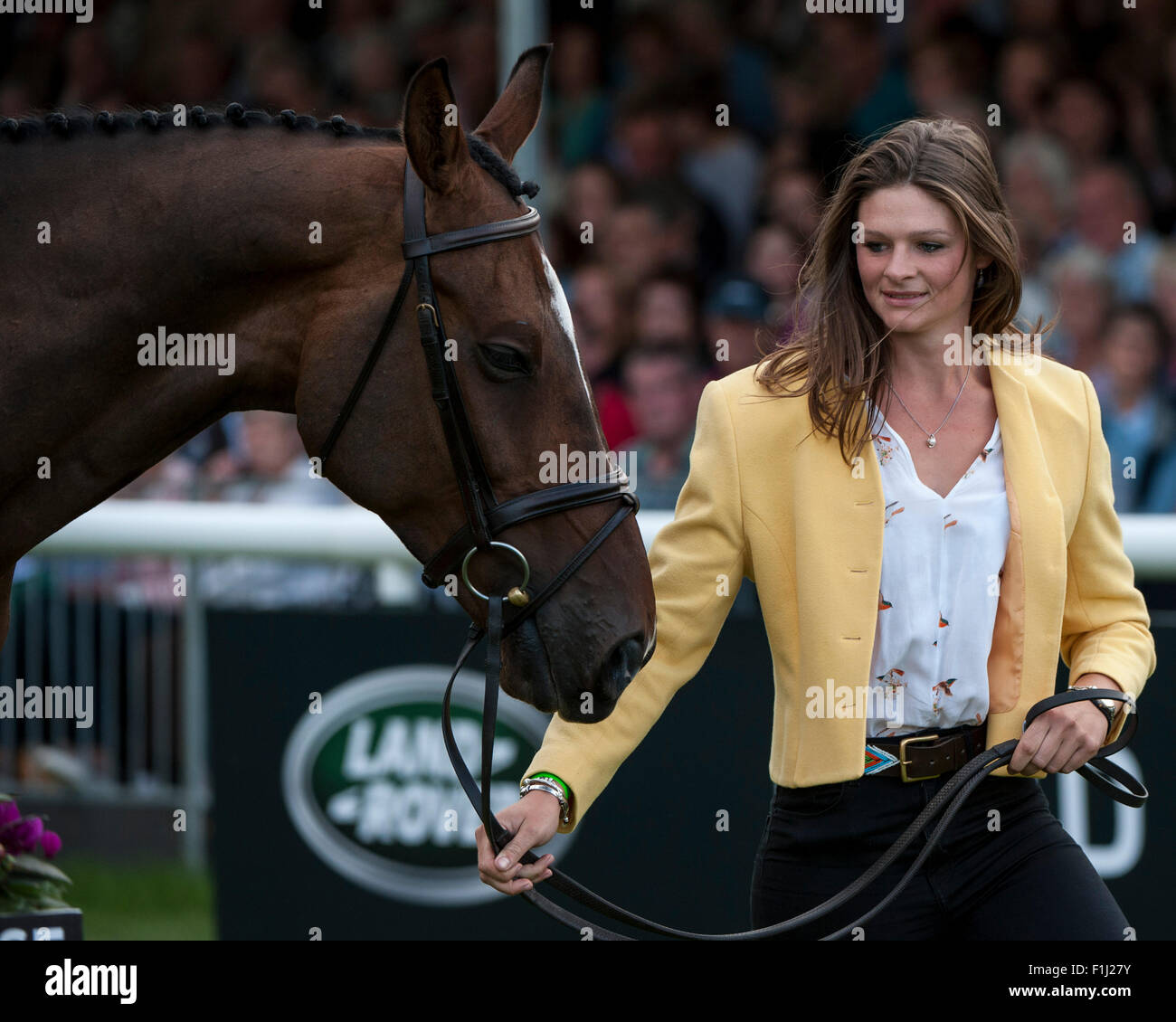 Stamford, Lincs, UK. 2. September 2015. Der Land Rover Burghley Horse Trials 2015 Credit: Stephen Bartholomäus/Alamy Live-Nachrichten Stockfoto