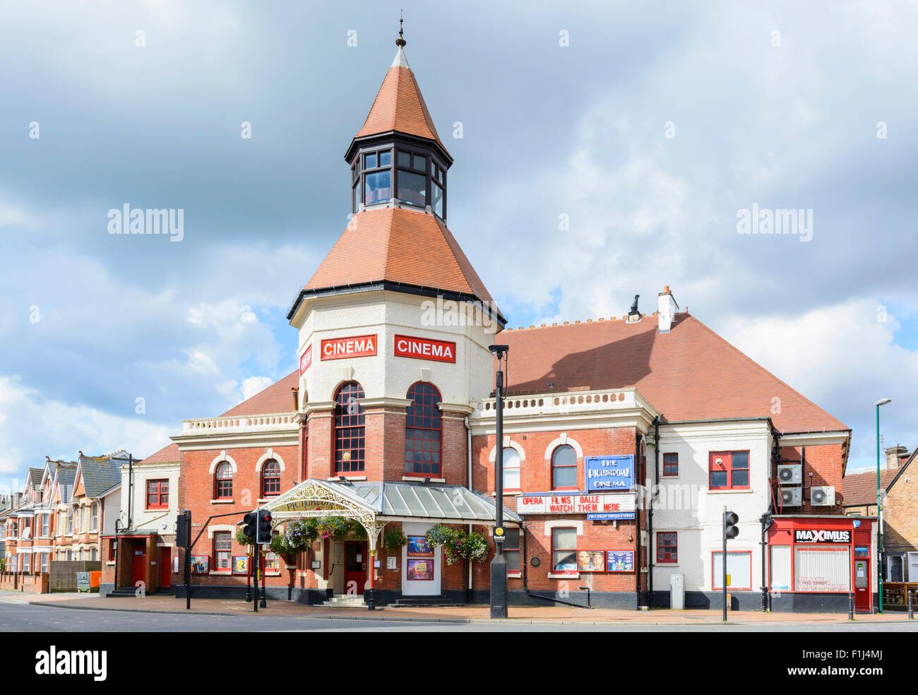 Das Picturedrome Kino nach der Renovierung, in Bognor Regis, West Sussex, England, Großbritannien. Bognor Picturedome. Stockfoto