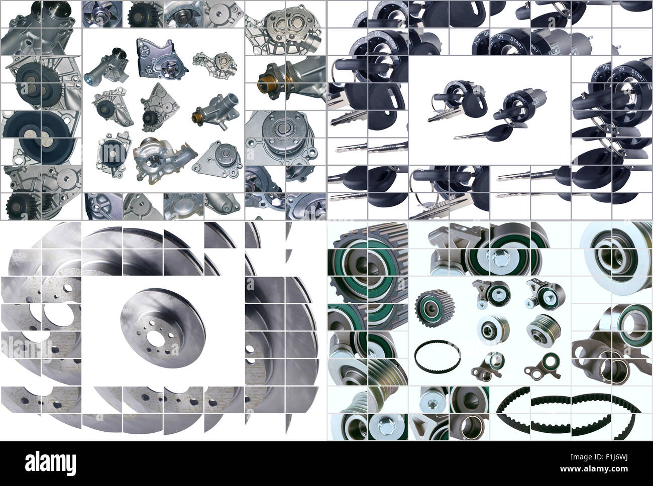 Auto Shop Auto Aftermarket Ersatzteilshop Stockfoto