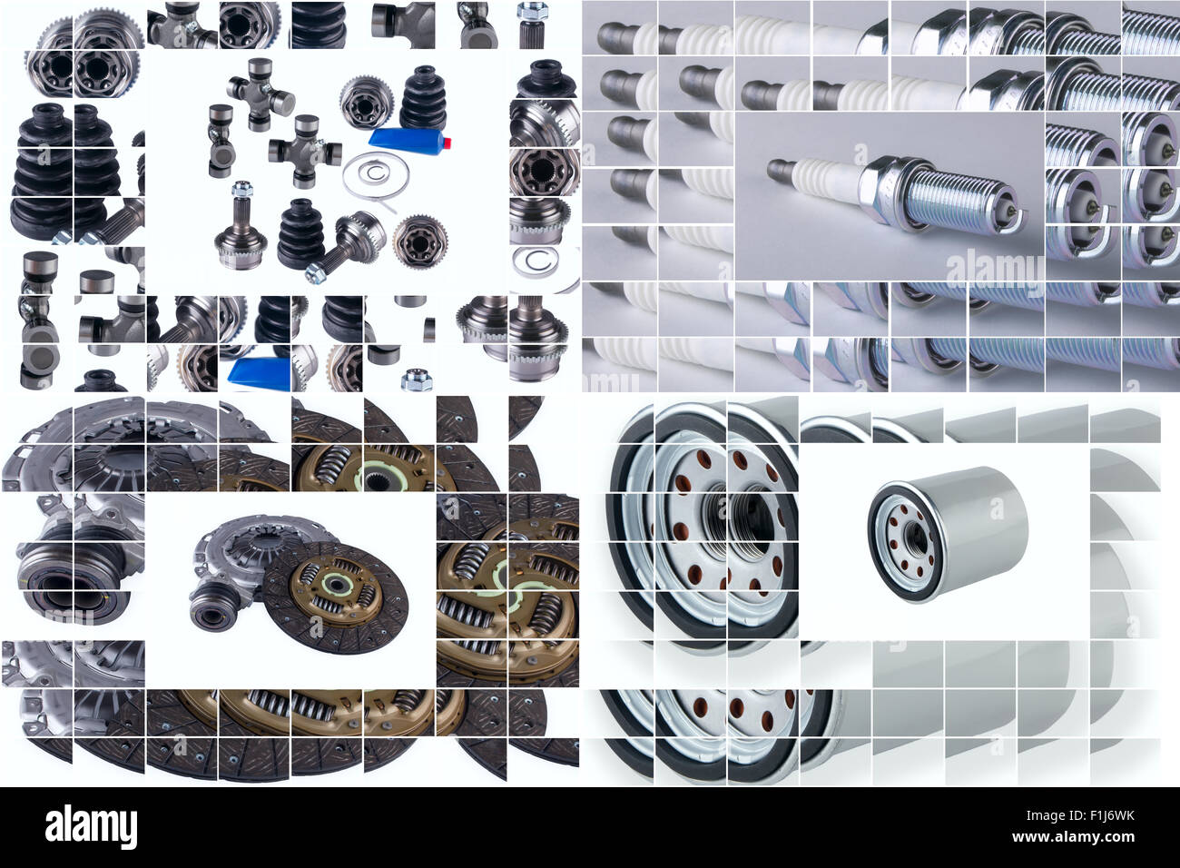 Auto Shop Auto Aftermarket Ersatzteilshop Stockfoto