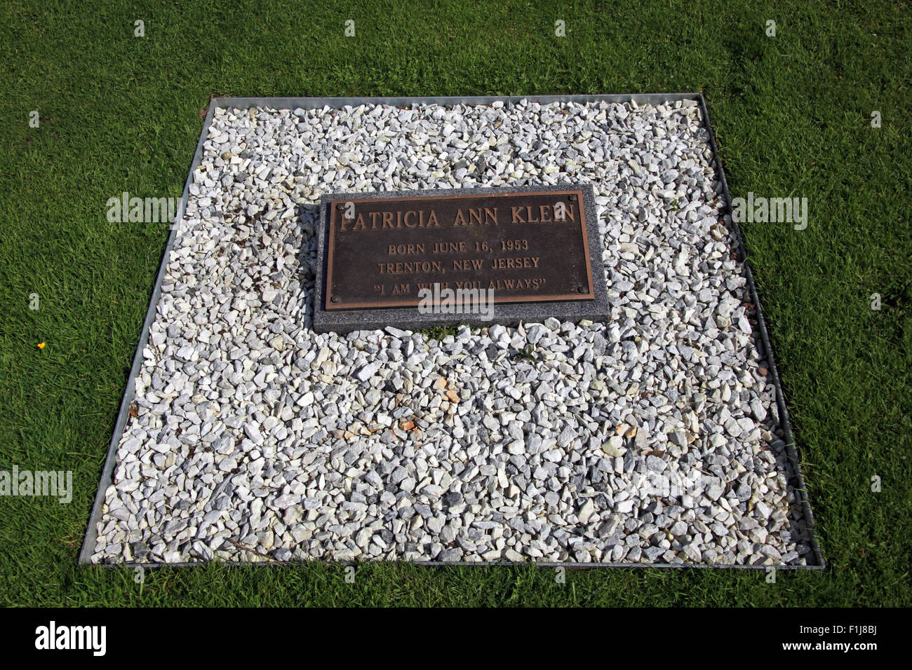 Lockerbie PanAm103 In Erinnerung Memorial Patricia Ann Klein, Schottland Stockfoto