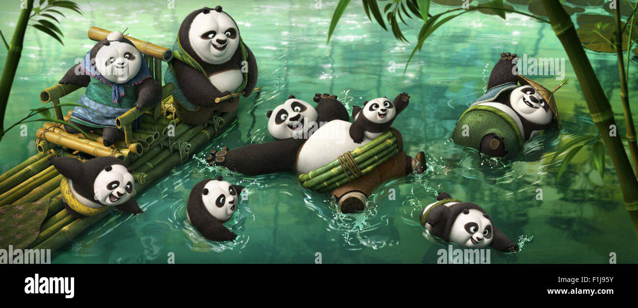 Kung Fu Panda 3 ist eine kommende 3D amerikanisch-chinesische Computer-animierte Komödie Martial Arts Actionfilm, von DreamWorks Animation und Oriental DreamWorks produziert und vertrieben von 20th Century Fox.  Dieses Foto ist nur zu redaktionellen Zwecken und unterliegen dem Copyright von der Filmgesellschaft und/oder der Fotograf von dem Film oder der Firma zugeordnet und kann nur durch Veröffentlichungen im Zusammenhang mit der Förderung der oben genannten Film reproduziert werden. Eine obligatorische Gutschrift auf die Filmgesellschaft ist erforderlich. Der Fotograf sollte auch angerechnet werden, wenn bekannt. Stockfoto