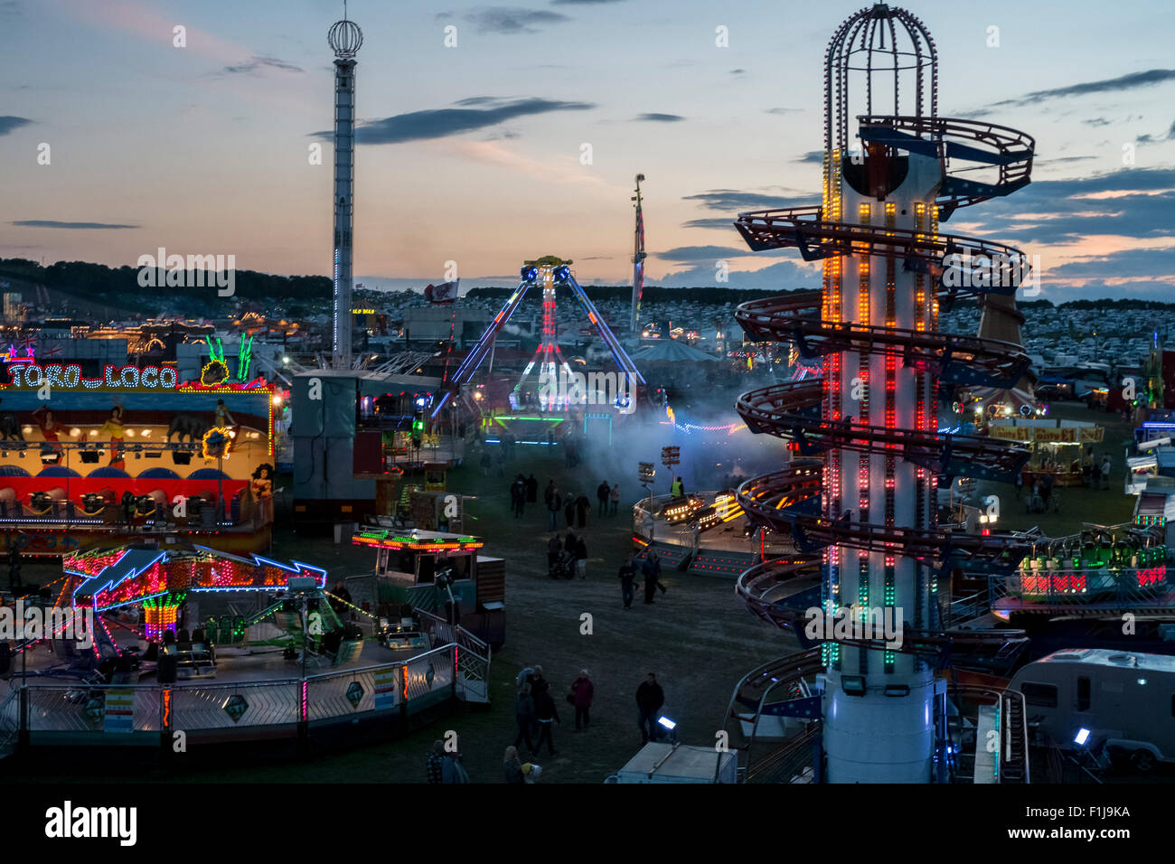 Tarrant Hinton, Blandford Forum, UK. 2. September 2015. Die Messe von der Messe auf der großen Dorset Steam Fair Kredit: Paul Chambers/Alamy Live News Stockfoto