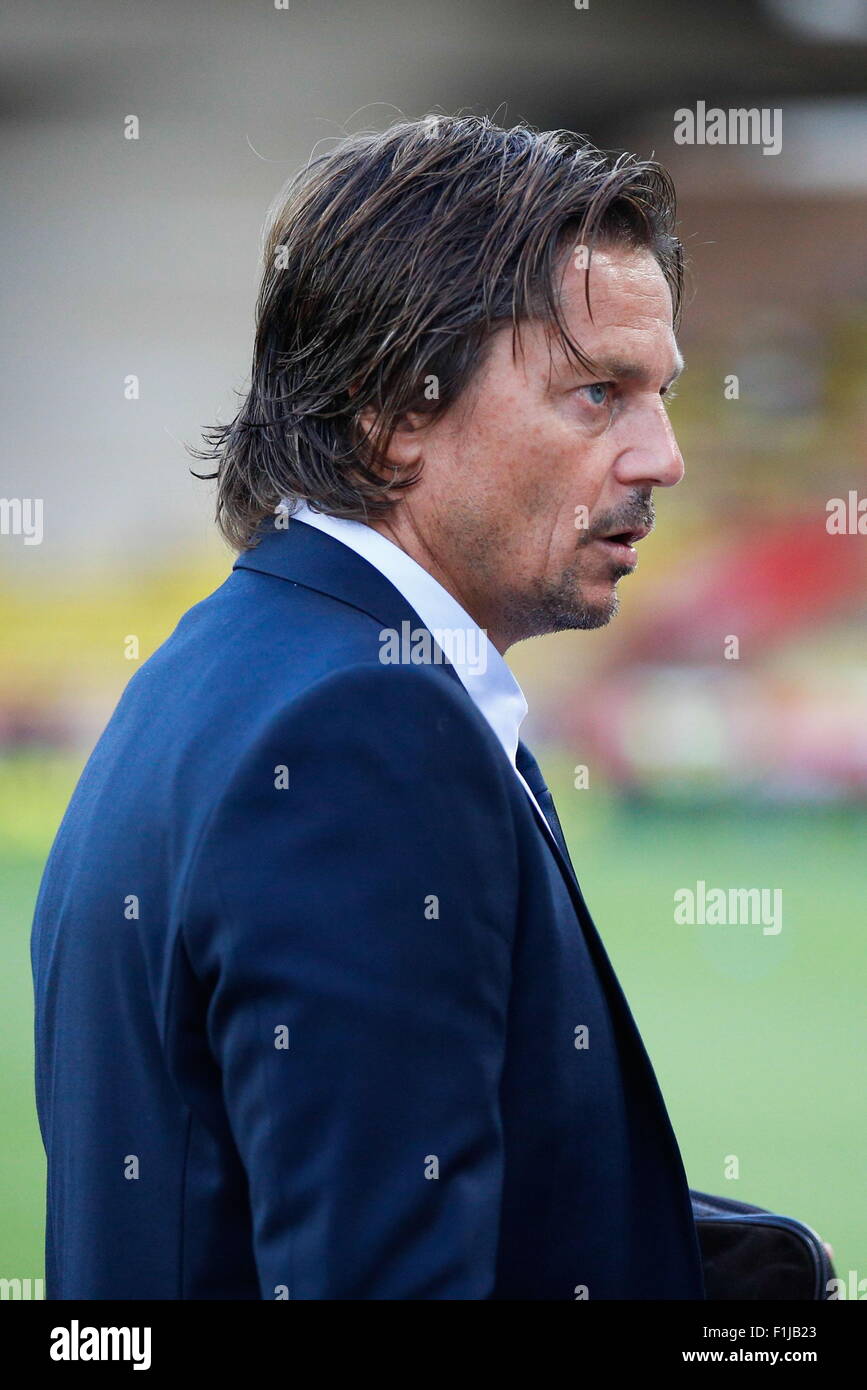 Daniel Bravo - 30.08.2015 - Monaco/PSG - 4eme Journee de Ligue 1. Foto: Serge Haouzi/Icon Sport Stockfoto