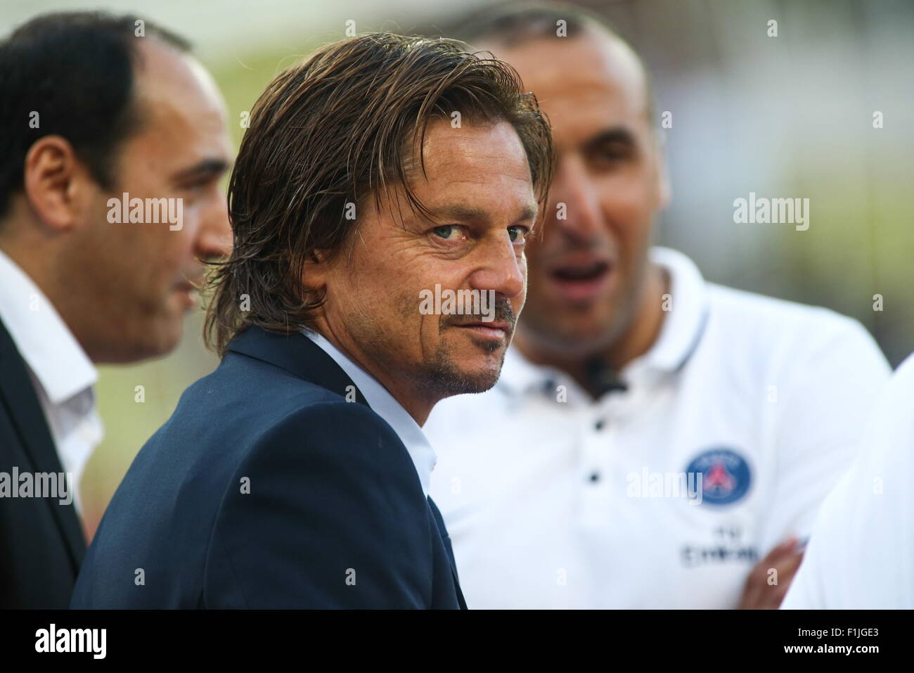 Daniel Bravo - 30.08.2015 - Monaco/PSG - 4eme Journee de Ligue 1. Foto: Serge Haouzi/Icon Sport Stockfoto