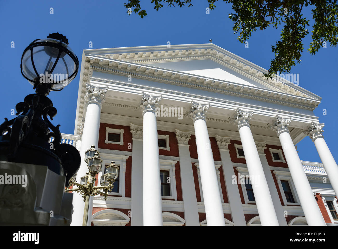 Häuser von Parlament, Regierung Avenue, Cape Town, Western Cape Province, Südafrika Stockfoto