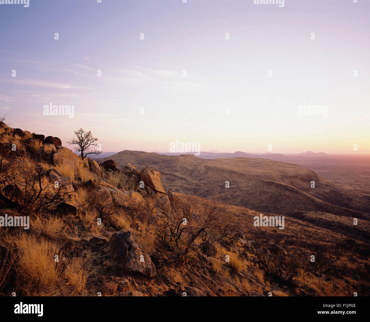 Felsige Landschaft, Namibia, Afrika Stockfoto