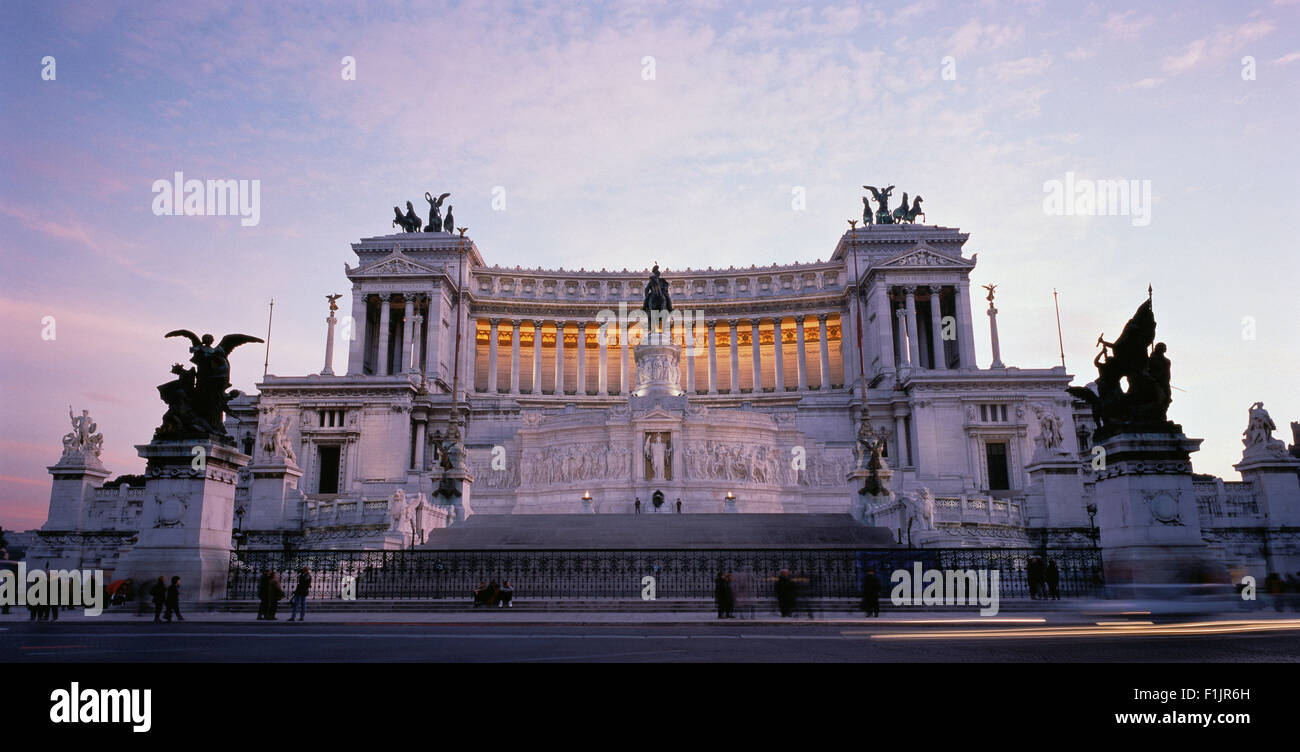 Vittorio Emanuele II Monument Piazza Venezia, Rom, Italien Stockfoto