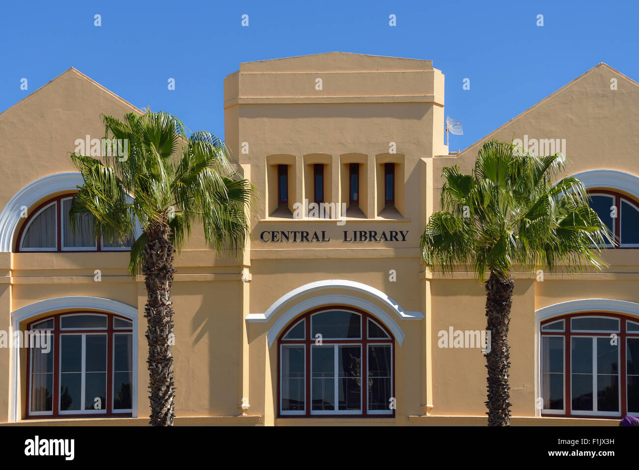 Zentralbibliothek, Gebäude, Grand Parade, Cape Town, Western Cape Province, Südafrika Stockfoto