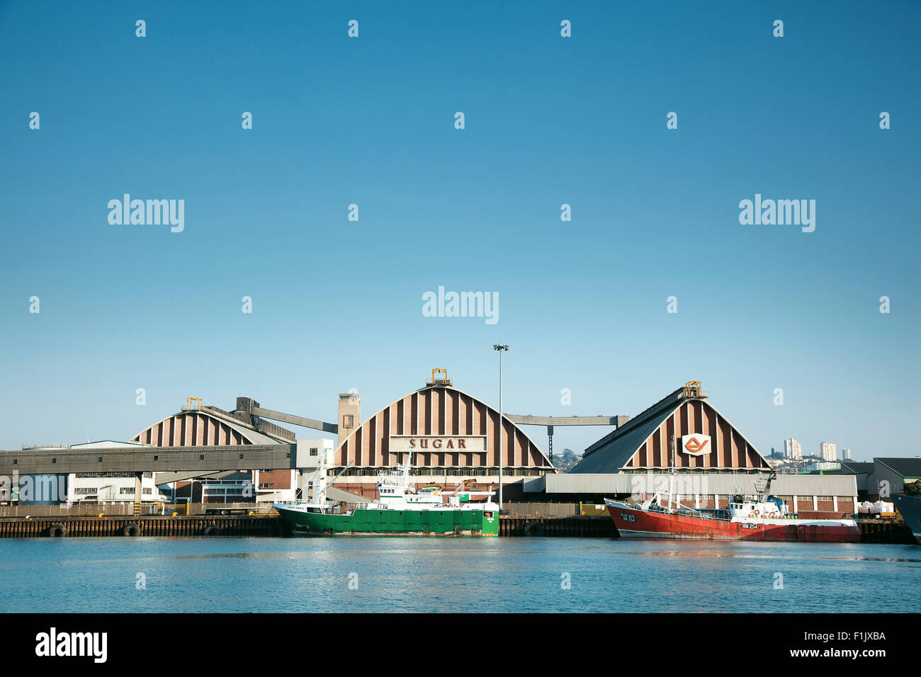 Südafrikanischen Terminal, Durban-Hafen Stockfoto