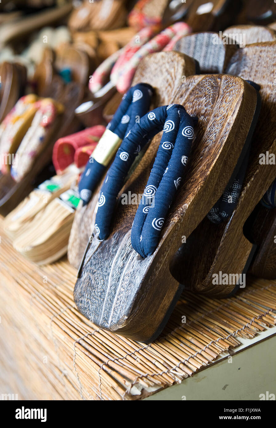 Japanische Sandalen Stockfoto, Bild: 87082726 Alamy Hausschuhe für Besucher, Honshu, Japan Stockfoto, Bild