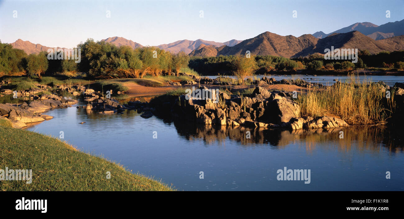 Malerische Aussicht Oranje und Landschaft Northern Cape, Südafrika Stockfoto