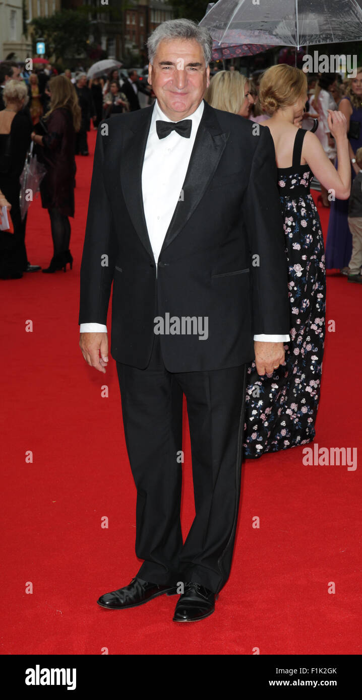 London, UK, 11. August 2015: Jim Carter besucht die BAFTA Tribute to Downton Abbey in London Stockfoto