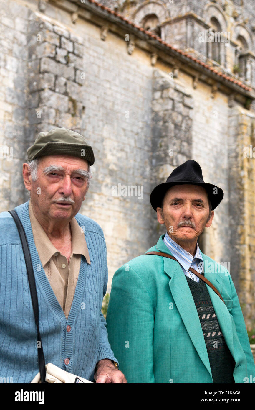 Senioren, St. Angeau, Charente Maritime, Frankreich Französisch Stockfoto