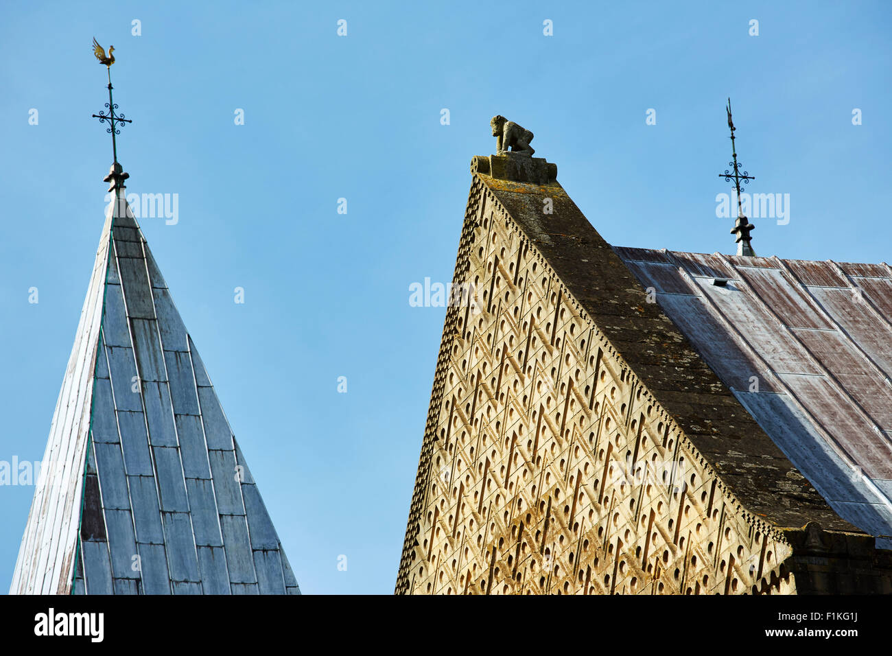 Blick auf das Münster in Southwell, Nottinghamshire, England, UK. Stockfoto