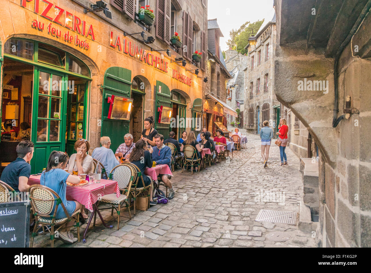 Dinan, Bretagne, Frankreich Stockfoto