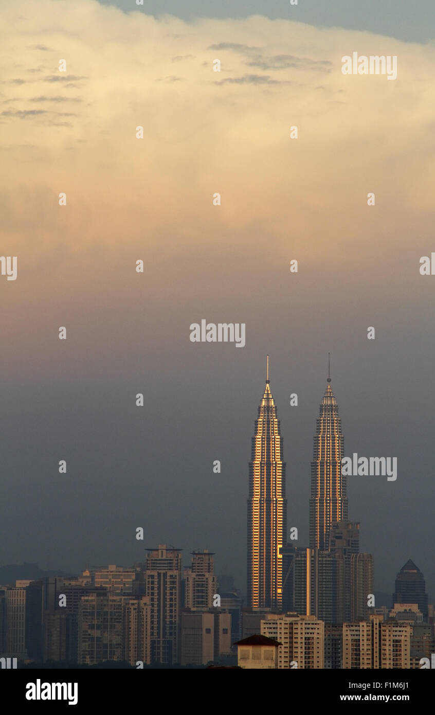Petronas Twin Tower in Kuala Lumpur Stockfoto Petronas Twin Tower in Kuala Lumpur Stockfoto