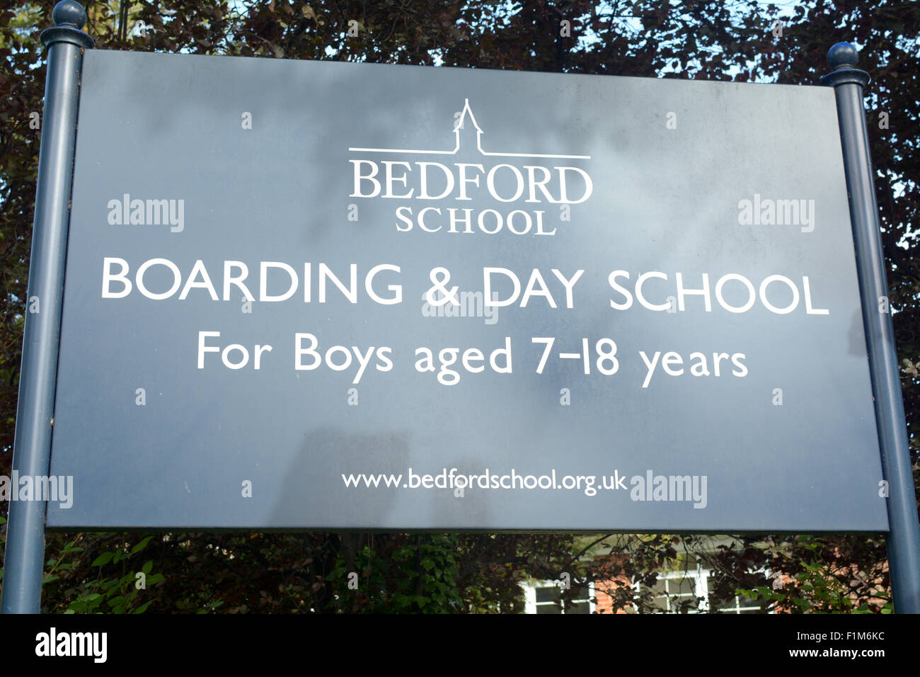Bedford School - & Tag Internat für Jungen im Alter von 7-18 Zeichen in Bedford, Bedfordshire, England Stockfoto