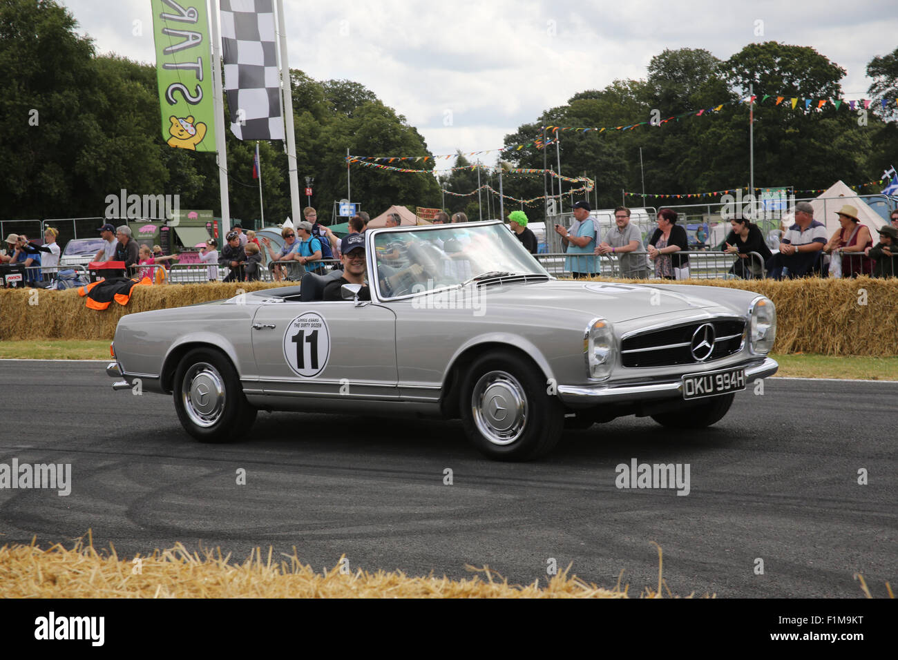 Chris Evans 1970 Mercedes 280 SL Pagode Auto Fest Nord 2015 Stockfoto