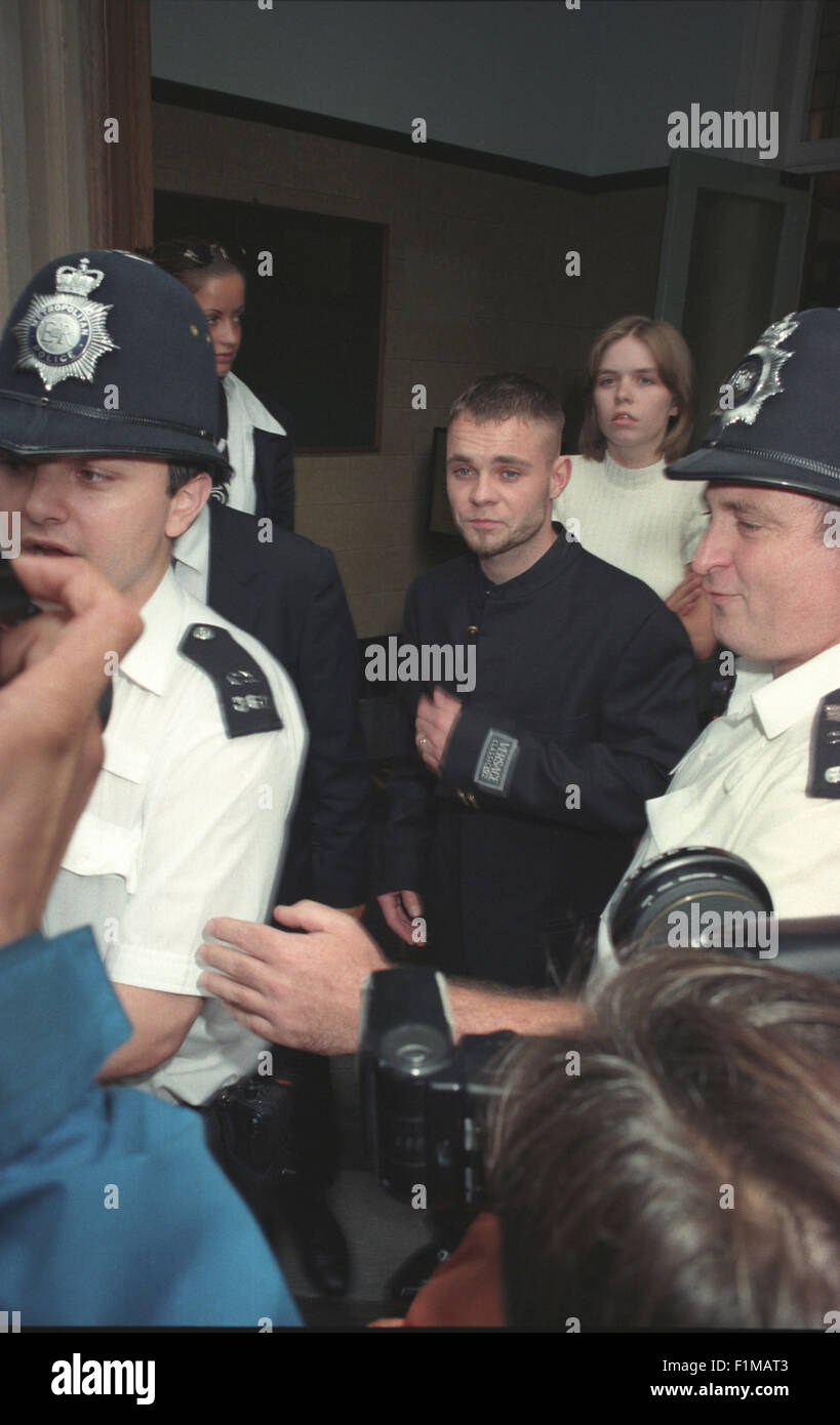 Brian Harvey Blätter Bow Street Court 4. August 1997 (Kredit Bild © Jack Ludlam) Stockfoto