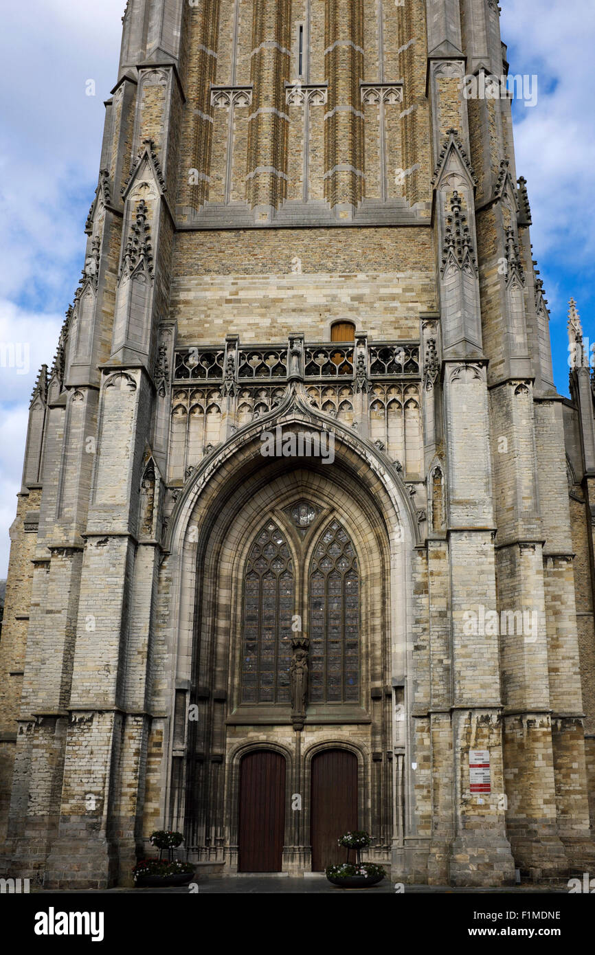 St. Martins Dom, Aussätzigen, (Ypern), Belgien Stockfoto
