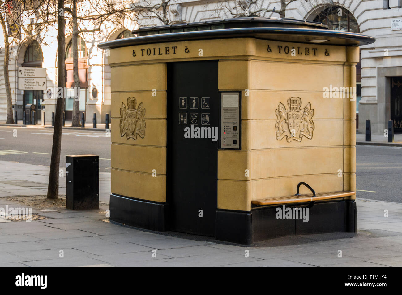 Öffentliche Toilette, Westminster, London Stockfoto