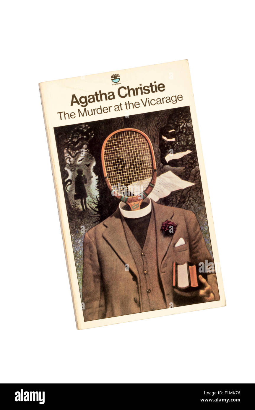 Collins Taschenbuch-Ausgabe von The Mord im Pfarrhaus von Agatha Christie.  Zuerst veröffentlicht in 1930. Stockfoto