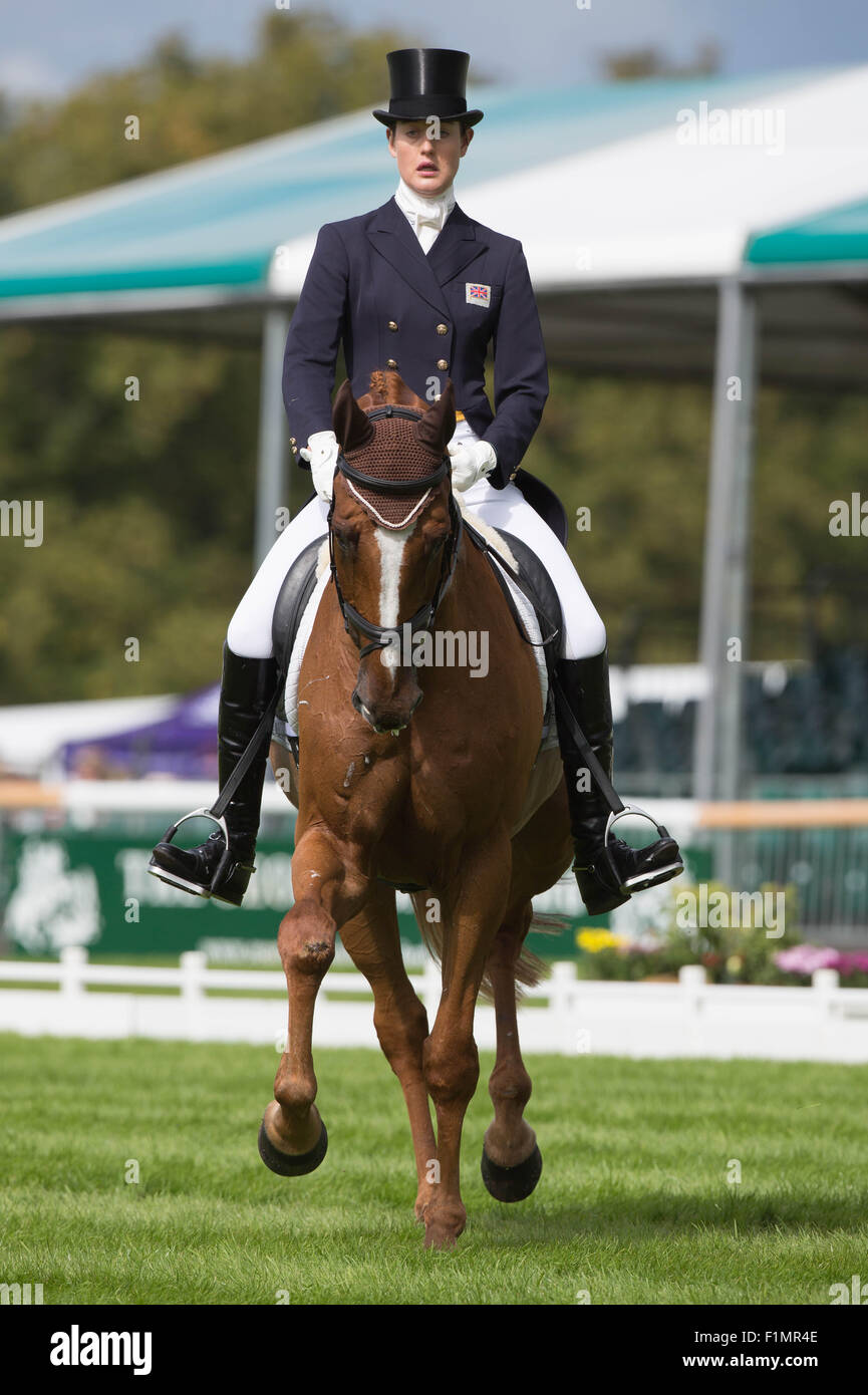 Stamford, Lincs, UK. 3. September 2015. Der Land Rover Burghley Horse Trials 2015 Credit: Tim Scrivener/Alamy Live-Nachrichten Stockfoto