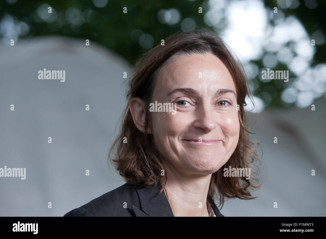 Sarah Winman, die britische Schauspielerin und Autorin an das Edinburgh International Book Festival 2015. Edinburgh, Schottland. 17. August 2015 Stockfoto