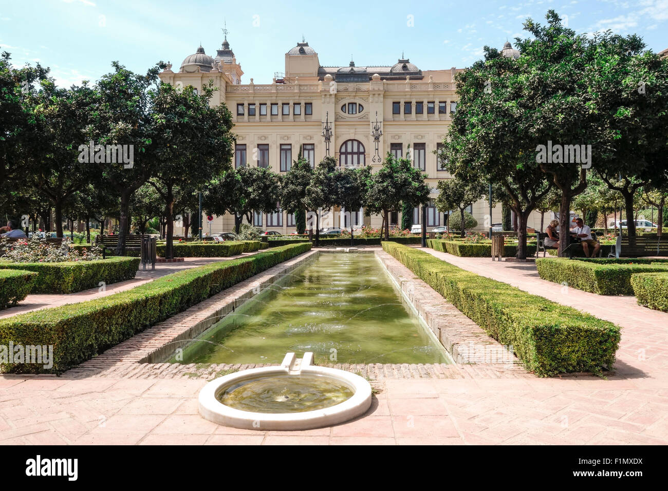 La Casa consistorial, Rathaus, Rathaus von Malaga, Andalusien, Spanien. Stockfoto