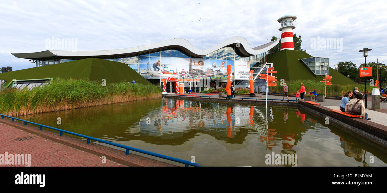 Berühmten Miniatur Park und touristische Attraktion von Madurodam, Sitz in den Haag, Heimat einer Reihe von 01:25 Skala Modell Repliken von Stockfoto