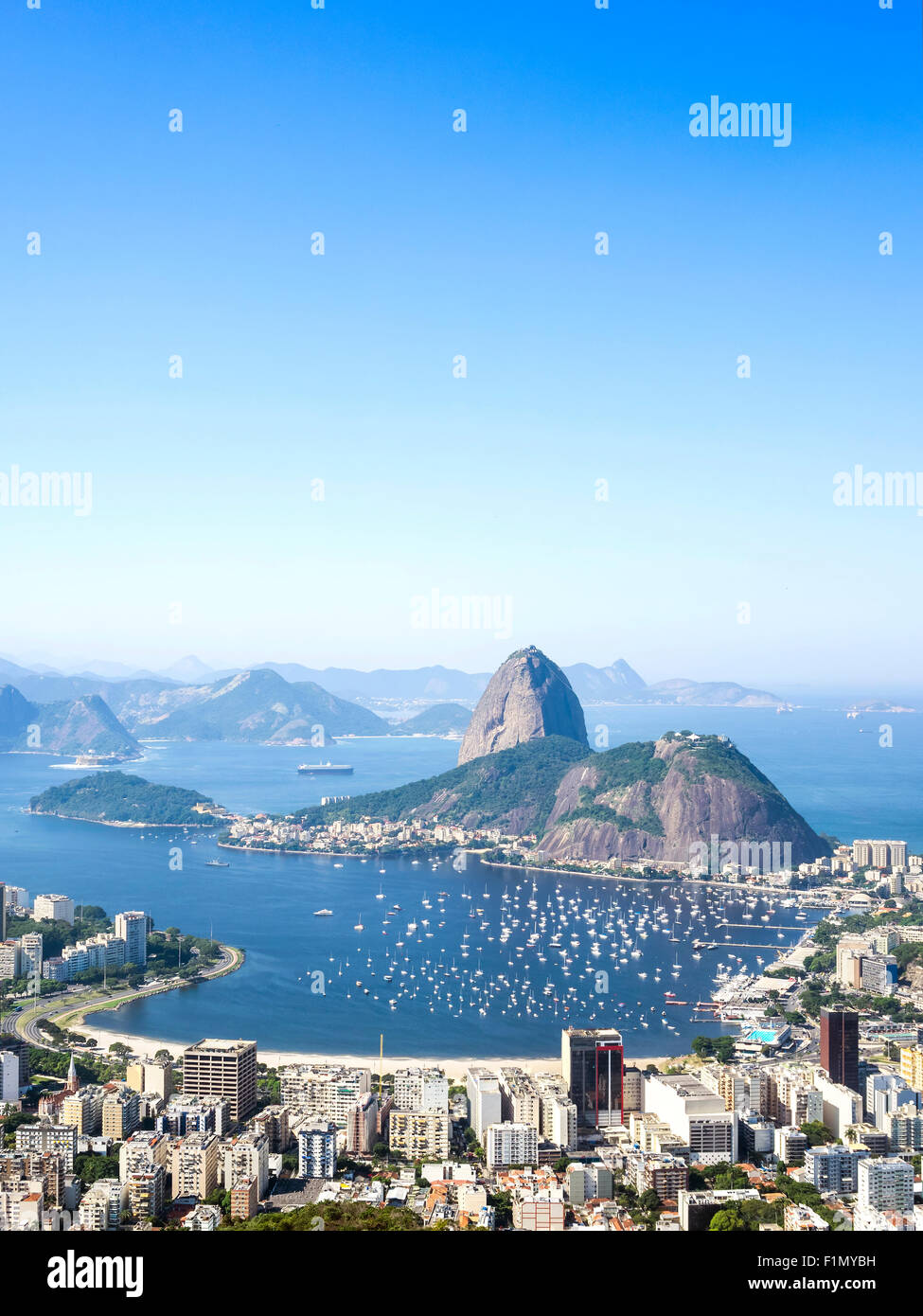 Zuckerhut in Rio De Janeiro, Brasilien. Stockfoto
